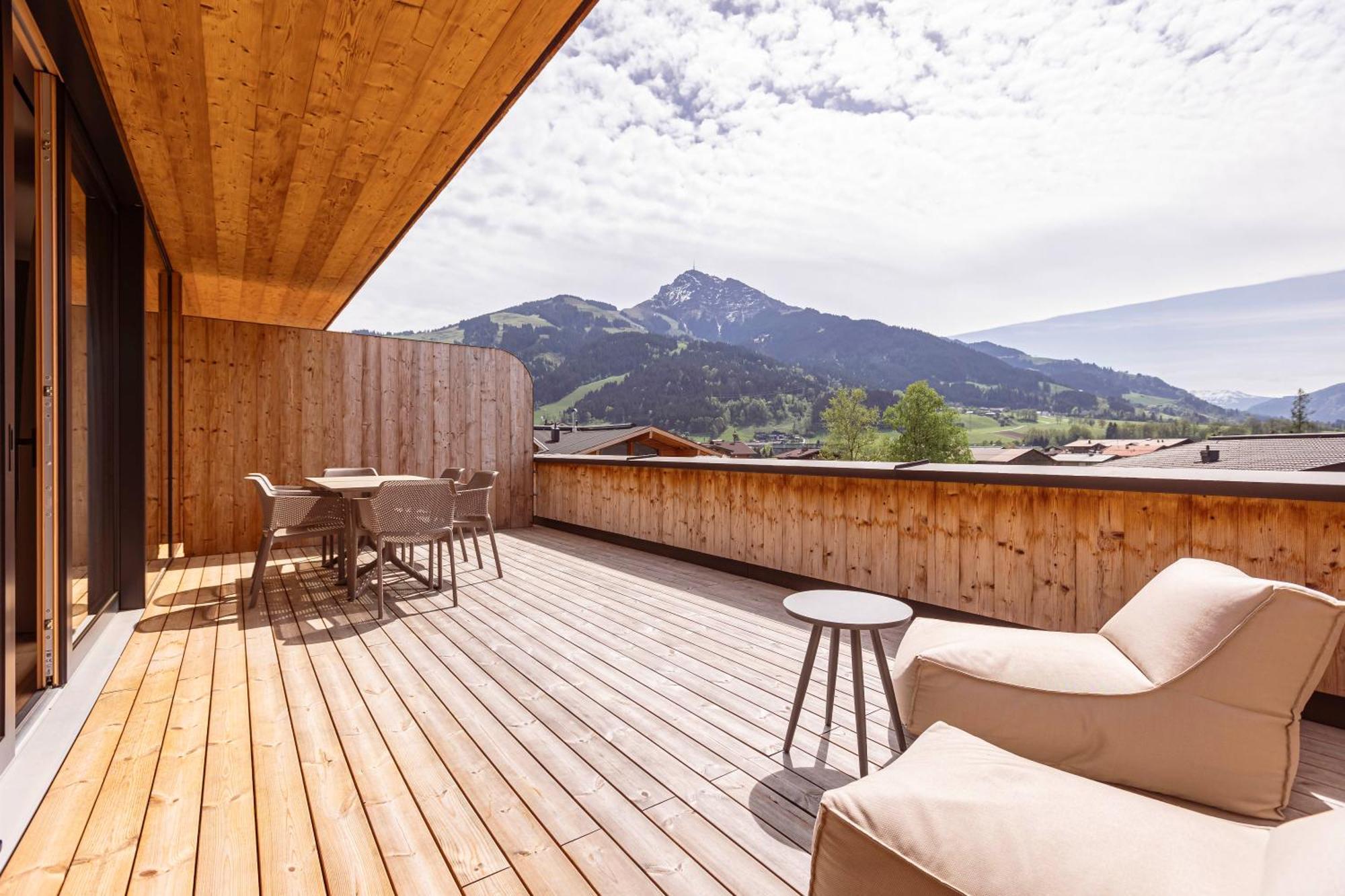 Kitzbuehel Suites By Alps Resorts โอแบร์นดอร์ฟ อิน ทิโรล ภายนอก รูปภาพ