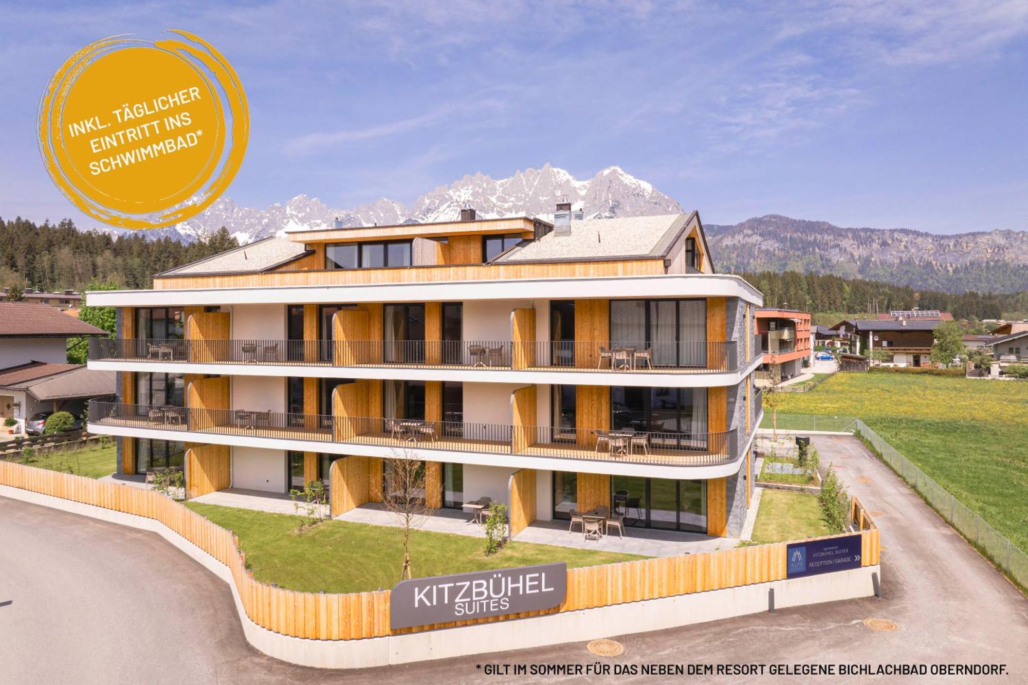 Kitzbuehel Suites By Alps Resorts โอแบร์นดอร์ฟ อิน ทิโรล ภายนอก รูปภาพ